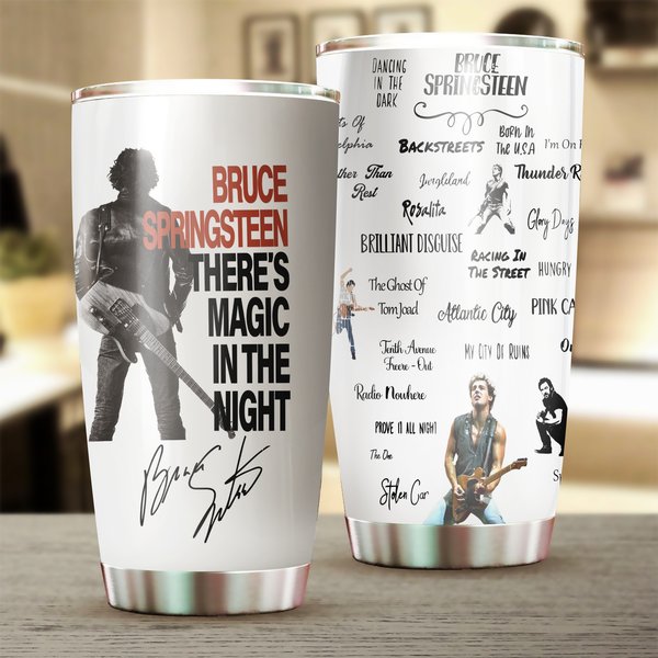 Bruce Springsteen 2024 Tour Tumbler With Drinkware Design-image