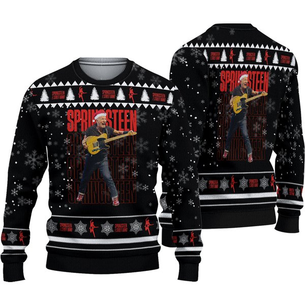 Bruce Springsteen 2024 Tour Ugly Sweater, Springsteen Christmas Sweater Gift-image