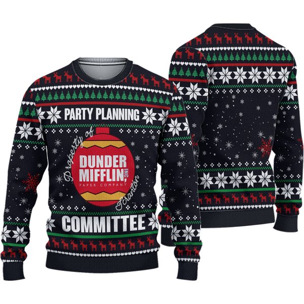 Party Planning Committee 3dshirt, Us Series Ugly Christmas Sweater