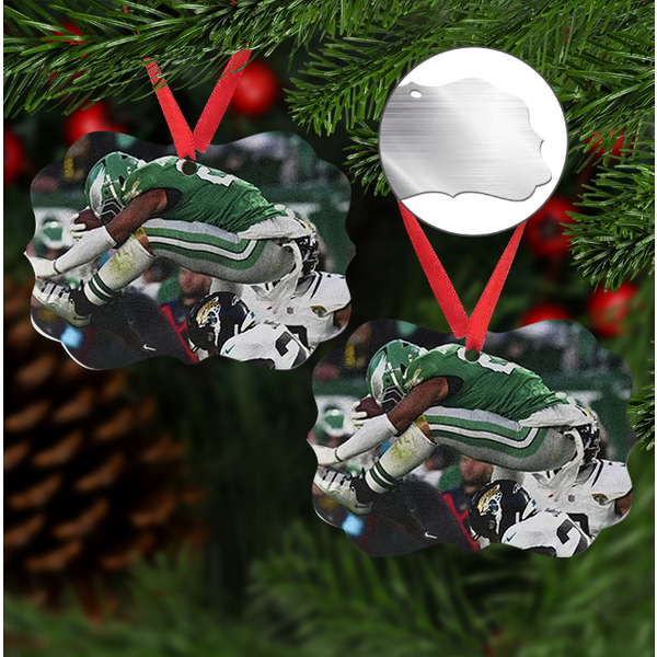 Saquon Barkley Christmas Ornament Saquon Barkley Backwards Move-image