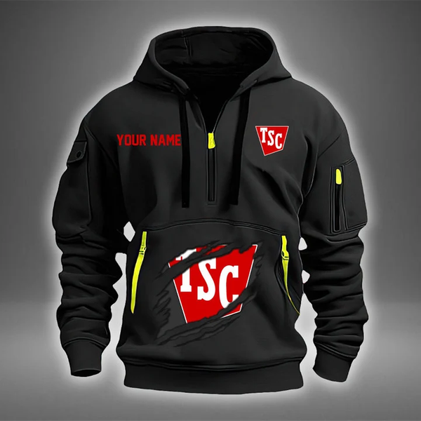 Tractor Supply Co Quarter Zip Hoodies Pullover Tactical Hooded Sweatshirt-image