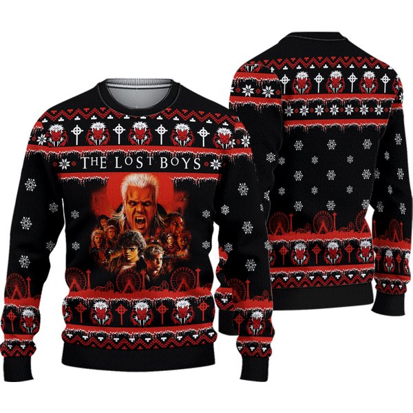 The Lost Boys Horror Christmas Ugly Sweater-image