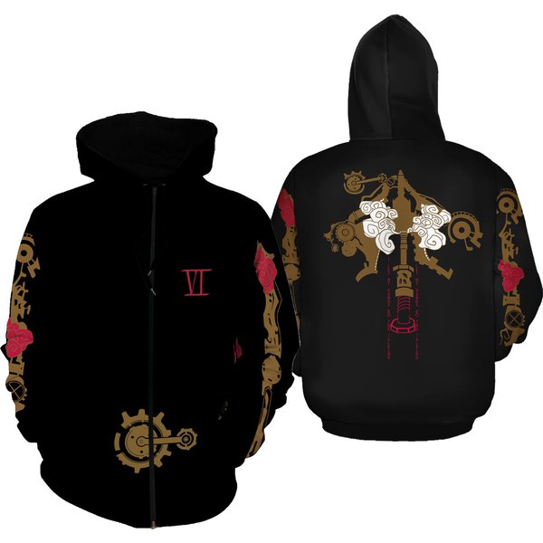 Unisex League Of Legends Arcane Vi Pullover Hoodie With Zipper Closure,birthday Gifts