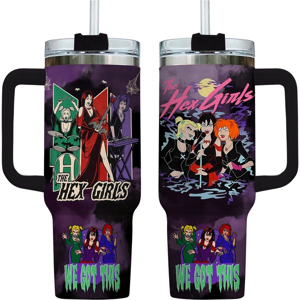 Halloween Hex Girls 40Oz Tumbler - Stainless Steel Halloween Gift-image