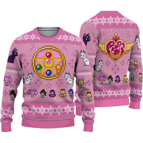 Sailor Moon Christmas Ugly Sweatshirt-image