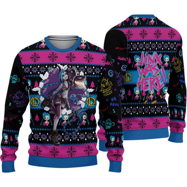 Jinx League Of Legends Ugly Christmas Sweater-image