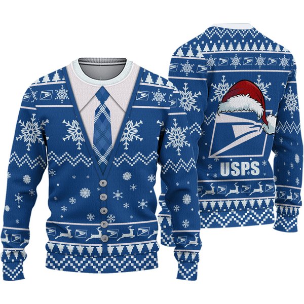 Postal Service Ugly Christmas Sweater
