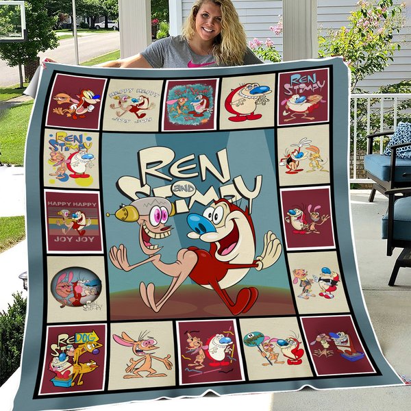 Ren And Stimpy Blanket, The Ren & Stimpy Show Fleece Blanket-image