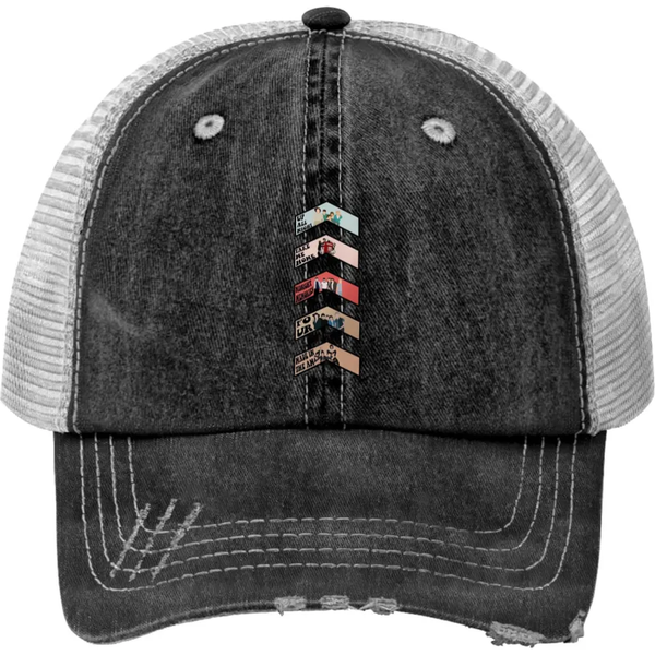 One Direction Trucker Hats, One Direction Print Trucker Hats-image