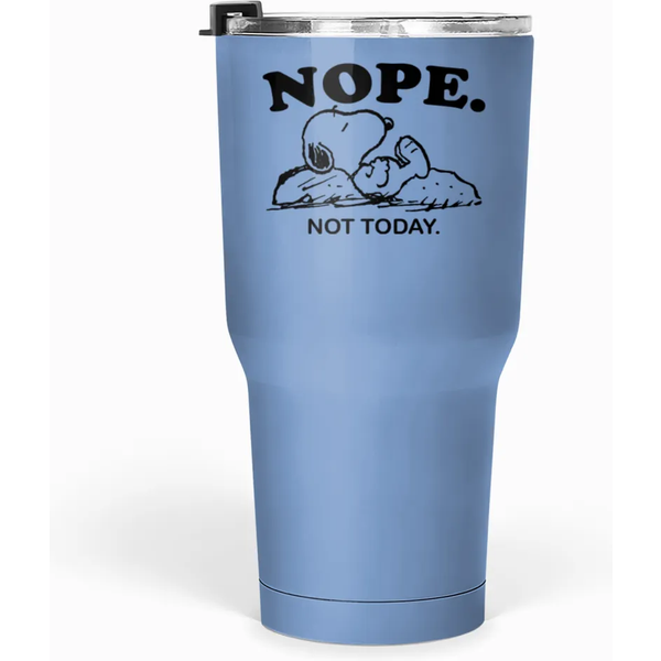 Snoopy Nope Not Today Tumbler 30 Oz-image