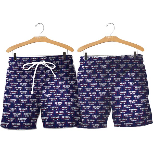 Trump All Over Shorts | Trump 2024 | Maga | Take America Back-image