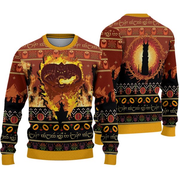 The Balrog, Lord Of The Ring Ugly Sweater Gift For Holiday