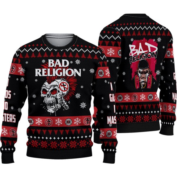 Bad Religions Punk Rock Ugly Christmas Sweater Chirstmas-image