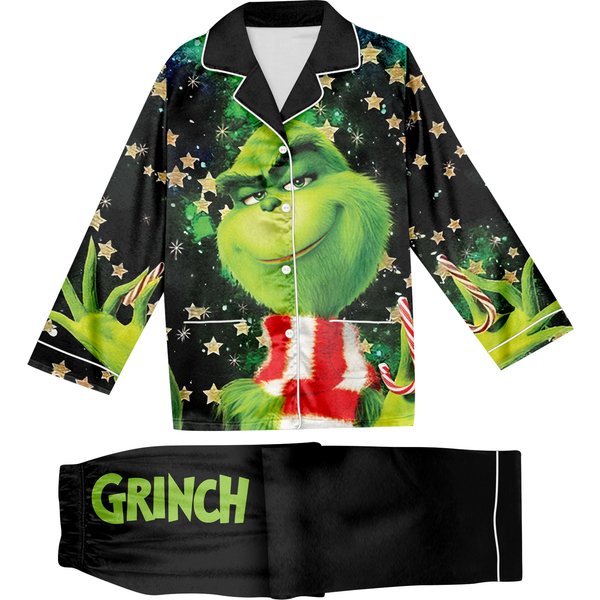 Gri.Nch 2024 Christmas Pyjamas Seuss Geisel Funny Character Pajamas-image