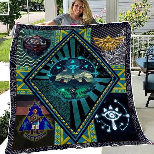 Zelda Nintendo Fleece Blanket, The Legend Of Zelda Fleece Blanket-image