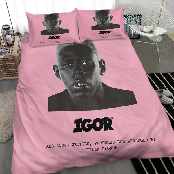 Tyler The Creator Rapper Bedding Set, Gifts For Fan-image
