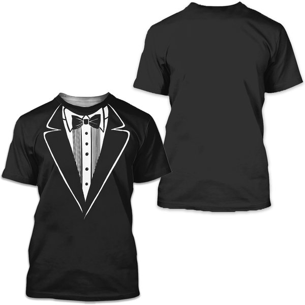 Best Tuxedo Tee Shirt - Funny Prom Wedding Stepbrothers Tux Tshirt-image