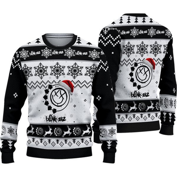 Blink Jumper Rock Band182 Ugly Sweater