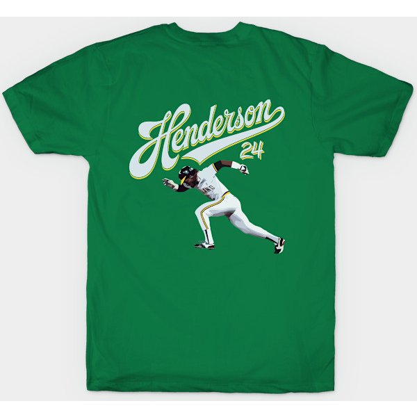 Rickey Henderson Oakland Man Of Steal - Rickey Henderson - T-Shirt-image