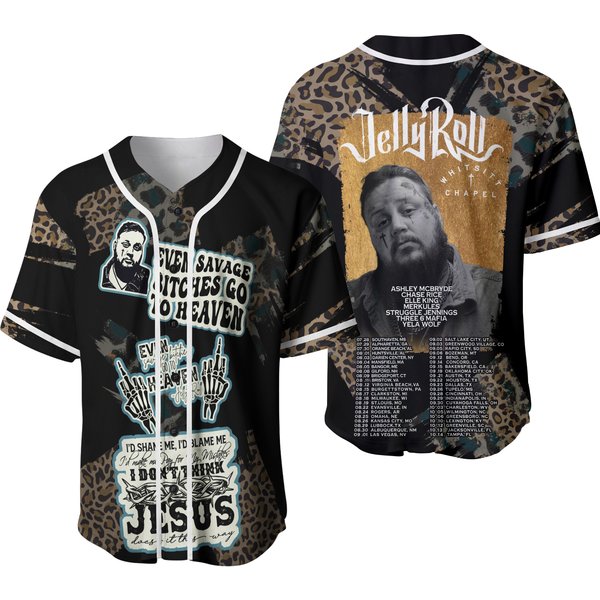 Jelly Roll Tour Baseball Jersey, Jelly Roll Rock Shirt, The Beautifully Broken Tour 2024 Shirt-image