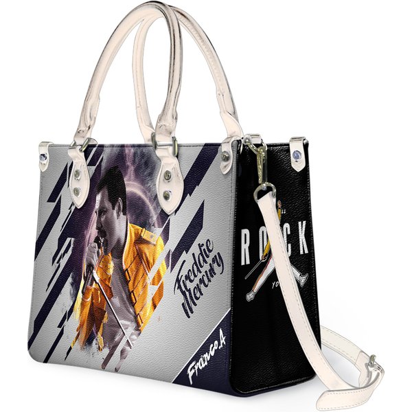 Freddie Mercury Handbag, Queen Band Leather Handbag-image