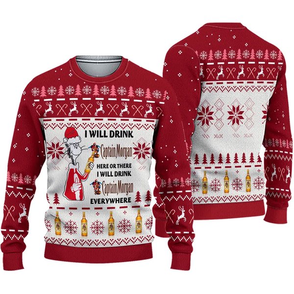 Captain Morgan Ugly Sweater, Christmas Gifts