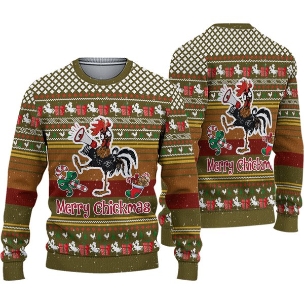 Funny Christmas Chicken Sweater
