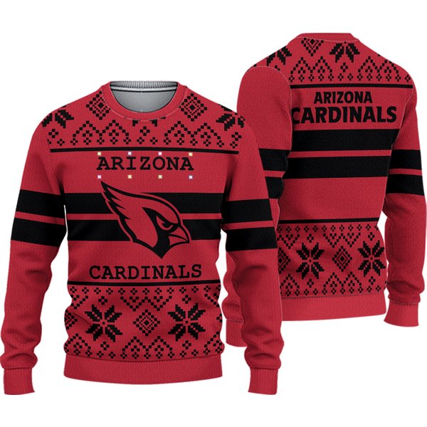 Arizonna Cardinals Football Christmas Ugly Sweater Sweatshirt