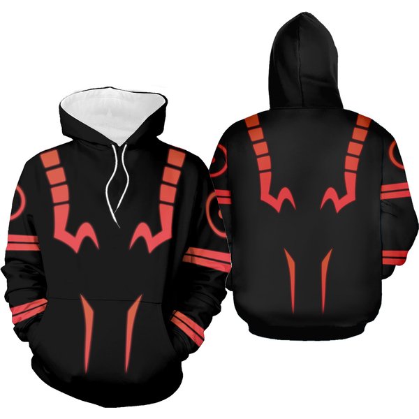 Sukuna Jujutsu Satoru Hoodie And Jogger Set Anime Costume-image
