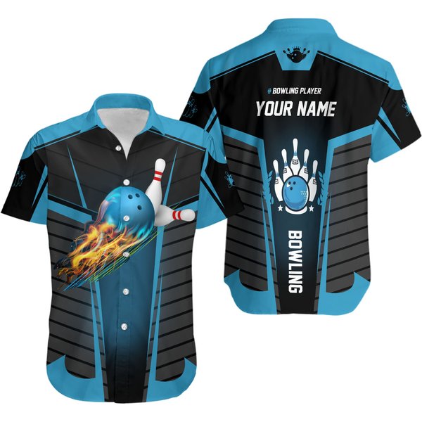 Bowling Player Shirt Bowling Squad Hawaiian Shirt-image