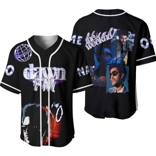 Weeknds Baseball Jersey, Custom Baseball Shirt, Weeknds Shirt-image