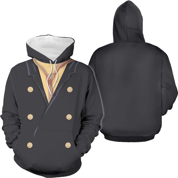 Sanji Hoodie And Jogger Set Anime Costume-image