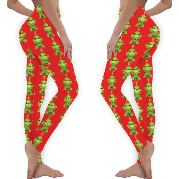 How The Funny Character Stole Christmas Leggings-image