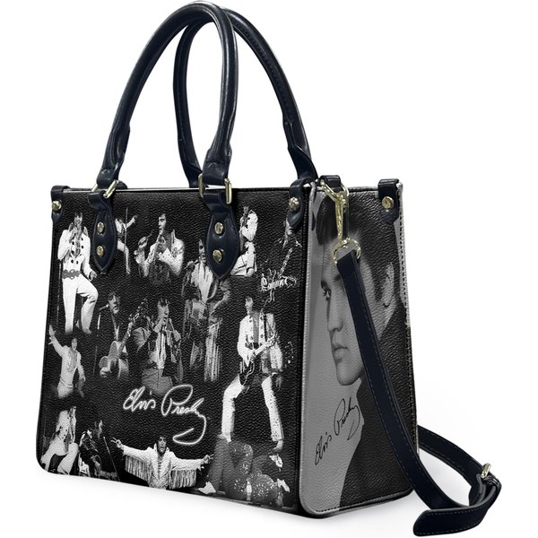 Elvis Presley Leather Bag, King Of Rock N Roll, Elvis Presley Lover's Handbag, Elvis Bag And Purses