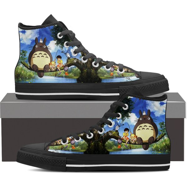 Totoro High Top Shoes, My Neighbor Totoro Unisex Hightop Sneaker-image