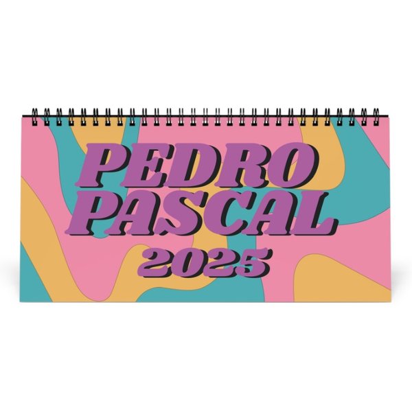 Pedro Pascal 2024 Desk Calendar, Gifts For Pedro Pascal Fan, Pop Culture Calendar, Cute Desk Decor-image