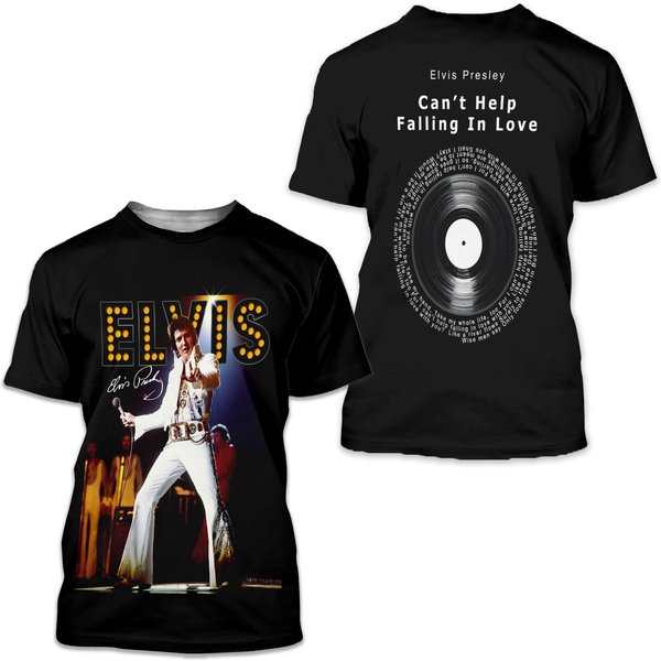 Elvis Presley Shirt, Elvis Presley 3D Shirt, Rock Music 3D Shirt-image