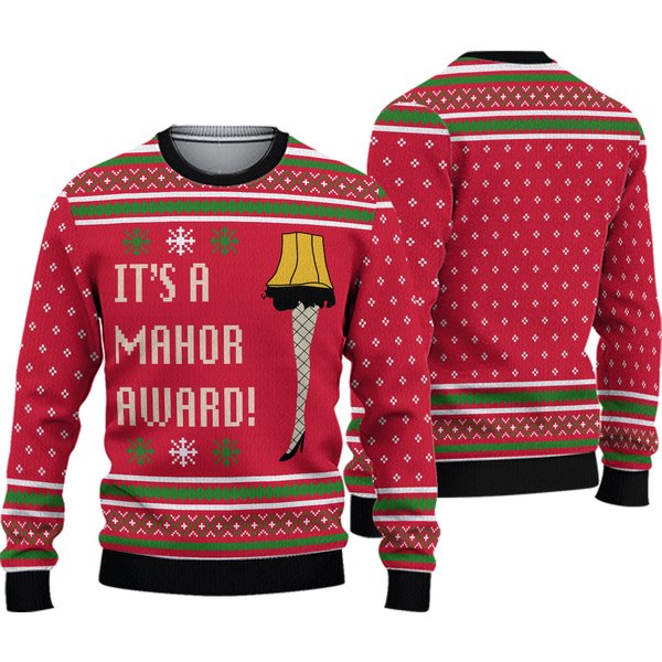 A Christmas Story Leg Lamp Ugly Christmas Sweater