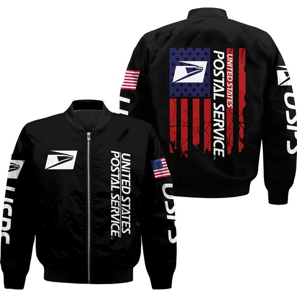 Postal Worker Bomber Jacket Hk78-image