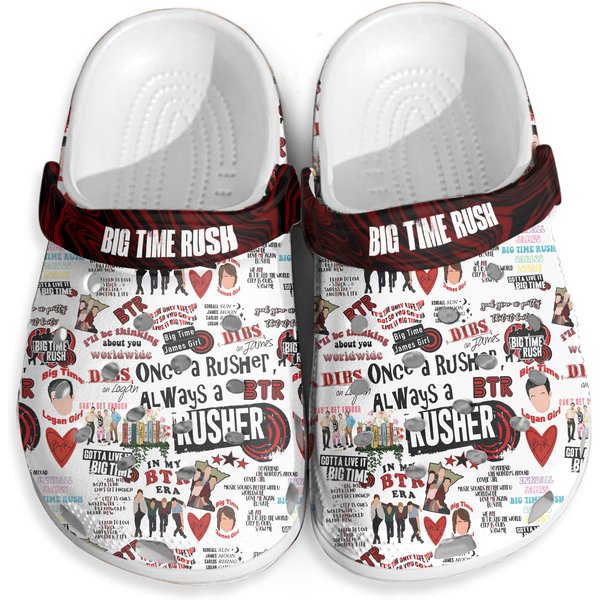 Big Time Rush Shoes, Big Time Rush Forever Tour Clogs