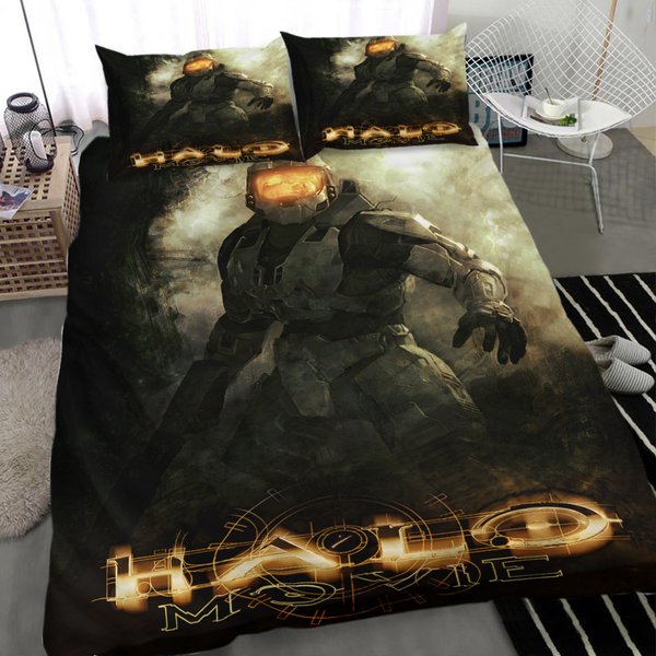 Halo Movie Pillow Cover Duvet Cover Bedding Set-image