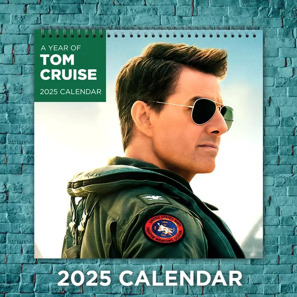 Tom Cruise 2025 Music Calendar, 12-month Celebrity Wall Calendar, Fan Gift