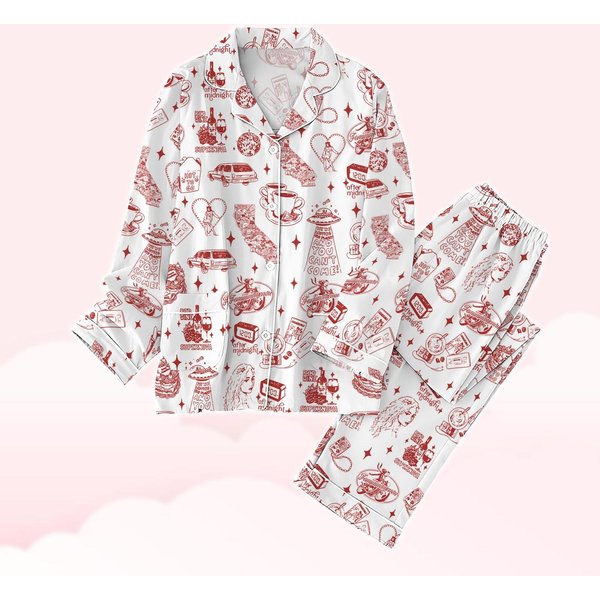 Pink Pony Club Thick Pajamas, Midwest Princess Pajamas Family, Drag Queen
