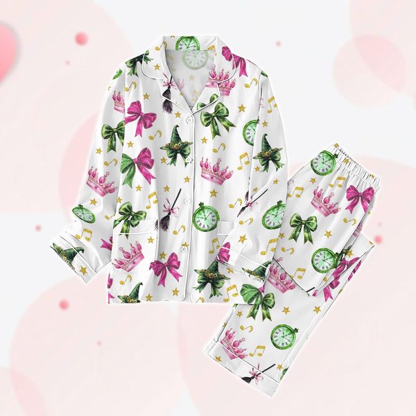 Wicked Pajamas Set, Wicked Change For Good Holiday Pajamas-image