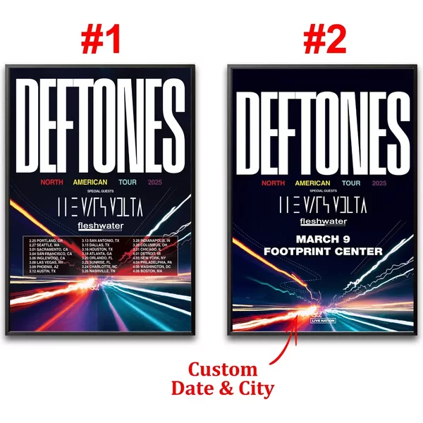 Custom Deftone To Embark On 2025 North American Tour Poster-image