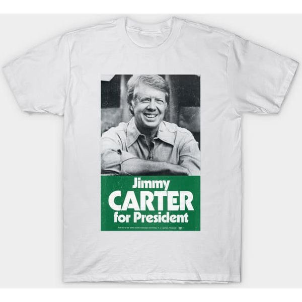 Jimmy Carter For President 1976 Presidential Campaign Poster Vintage - Jimmy Carter - T-Shirt-image