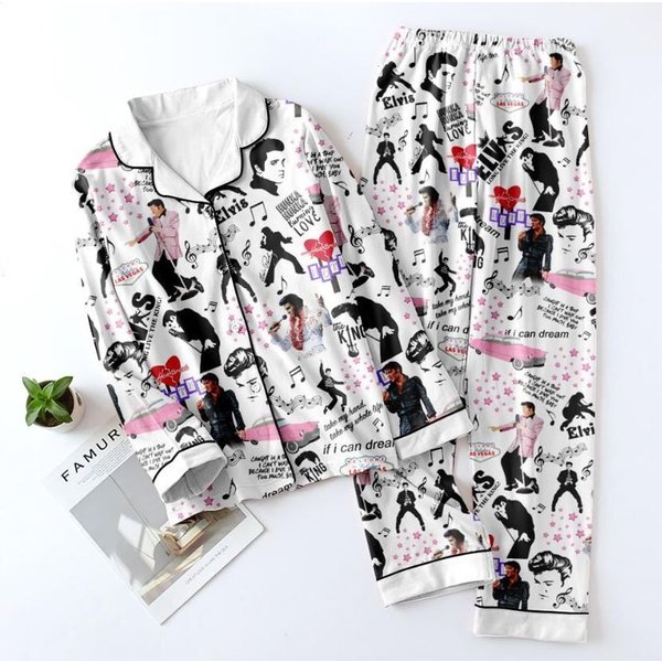 Elvis Presley Women's Pajama Set-image