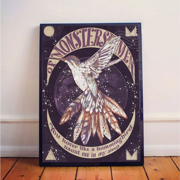 Of Monsters And Men Vintage Music Poster-image