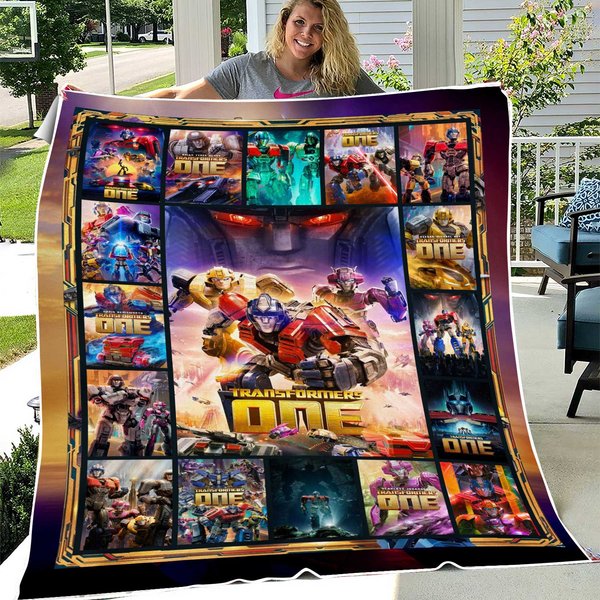 Transformer One Blanket, Optimus Prime Robot Blankets, Boy Bed Room Blanket, Bumble Bee Transformer Blanket