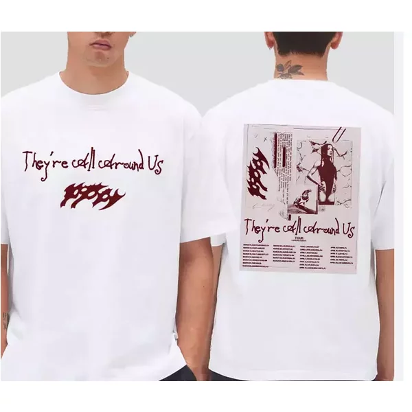 Poppy They're All Around Us 2025 Tour Dates Fan Gifts Two Sides Unisex T-Shirt-image